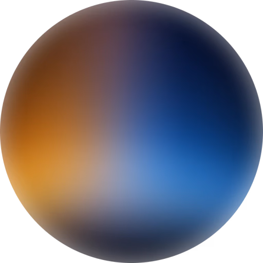 Rotating AITeleMate AI platform orb graphic